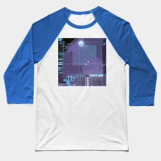 Aesthetic Night City San Diego Baseball T-Shirt